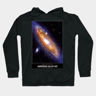 High Resolution Astronomy Andromeda Galaxy M31 Hoodie